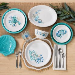 Alternative view of Fiesta Dinnerware - New Retired Coastal Shores 11 5/8 Inch Medium Oval Serving Platter