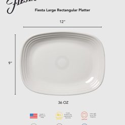 Alternative view of Fiesta Dinnerware - New Retired Fiesta 12 Inch Large Rectangular Platter