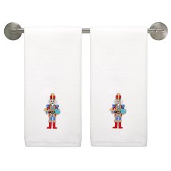Fiesta Dinnerware - Nutcracker The Giver Embroidered Hand Towel Set of 2