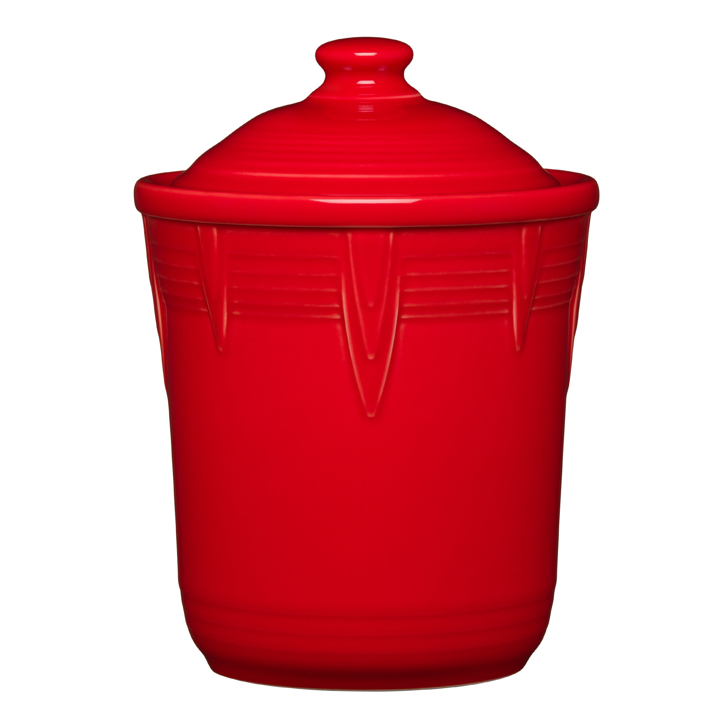Fiesta Dinnerware - New Retired Fiesta 1 Quart Small Chevron Canister - Image 3