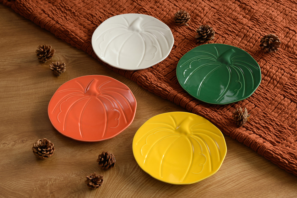 Fiesta Dinnerware - Pumpkin Shaped Plate 8 1/2 Inch - Image 2