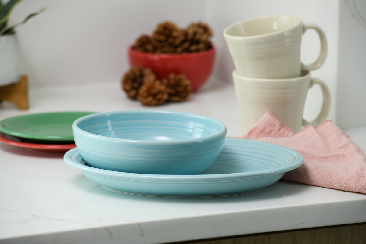 Fiesta Dinnerware - 2-Piece Serve Set 11 5/8 Inch Oval Platter & 38 OZ Bistro Bowl - Image 3
