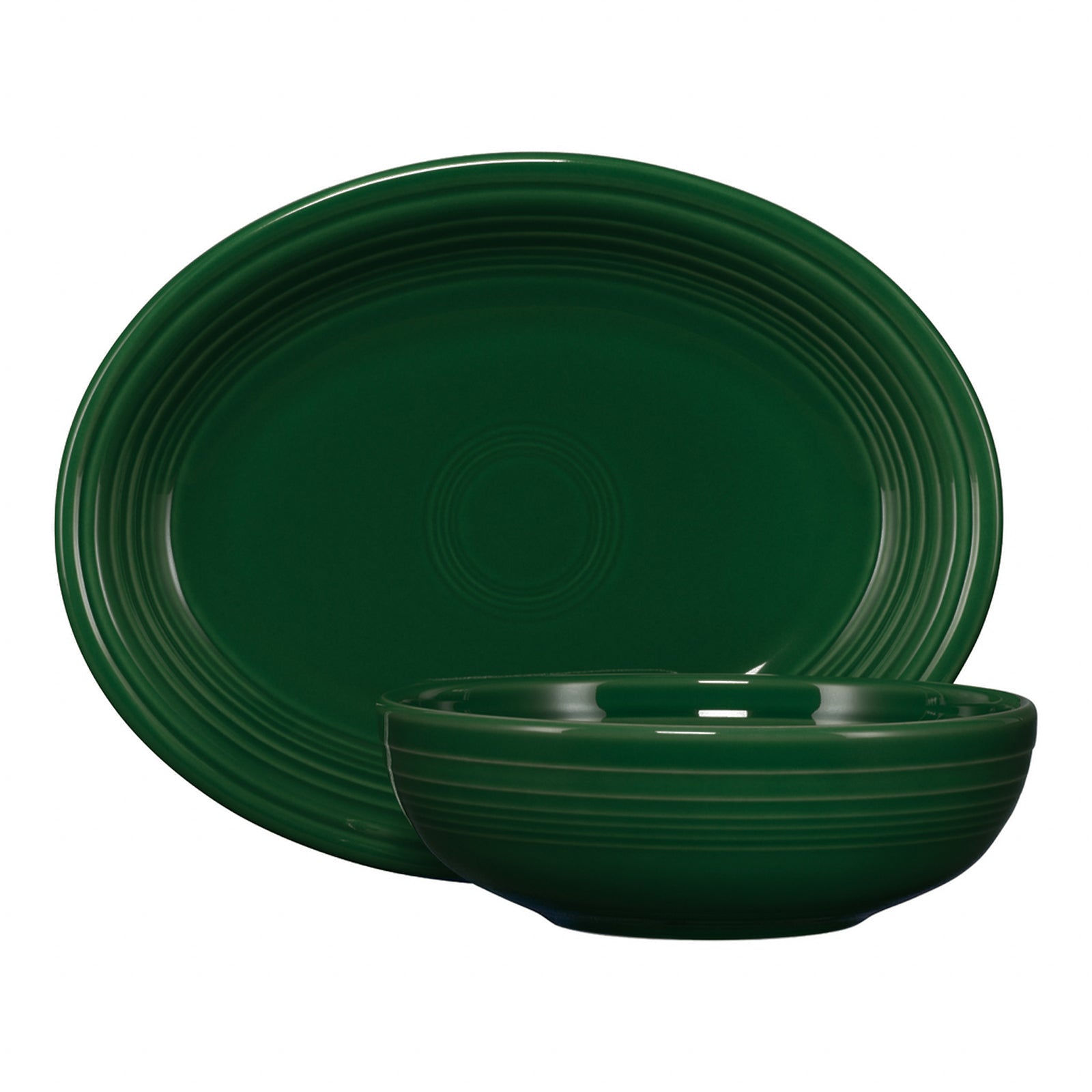 Fiesta Dinnerware - 2-Piece Serve Set 11 5/8 Inch Oval Platter & 38 OZ Bistro Bowl - Image 10