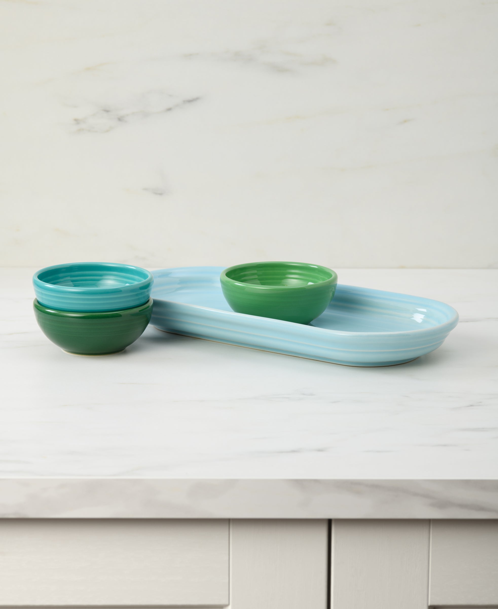 Fiesta Dinnerware - Aegean Mixed Colors 4-Piece Condiment Set - Image 2