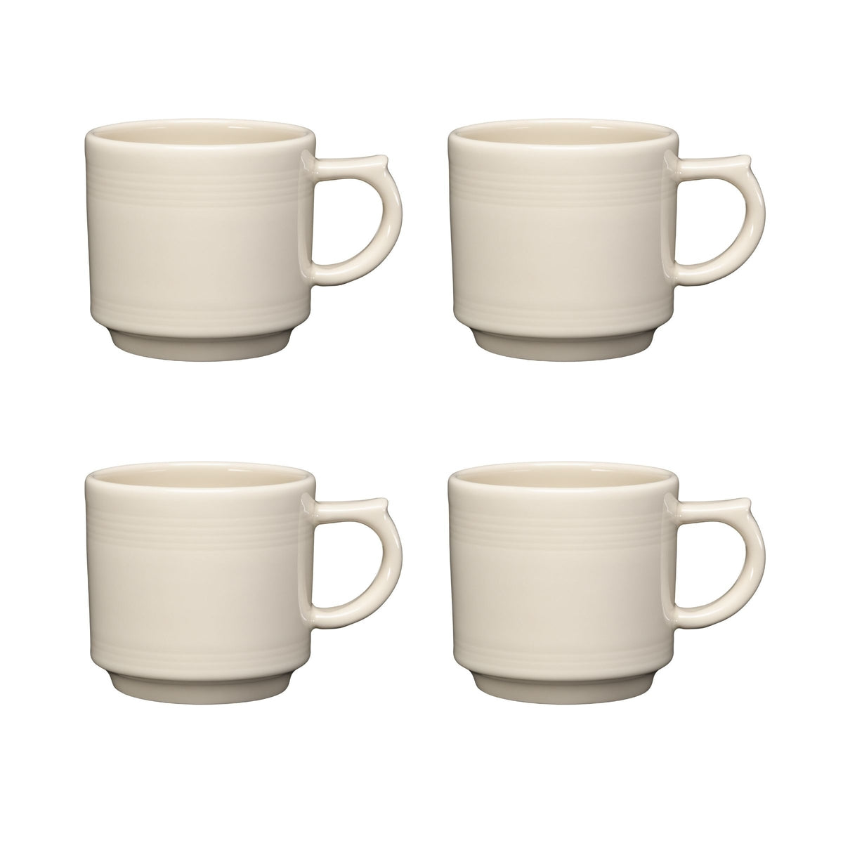 Fiesta Dinnerware - Linen 16 OZ Set of 4 Stackable Mug Set - Image 3