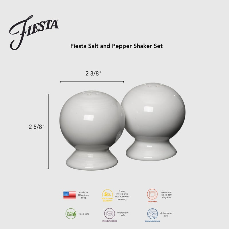 Fiesta Dinnerware - Botanical Floral Lavender 2 5/8 Inch Salt and Pepper Shaker Set - Image 4