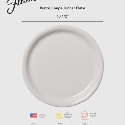 Alternative view of Fiesta Dinnerware - Bistro Coupe 10 1/2 Inch Dinner Plate Foundry