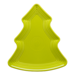Alternative view of Fiesta Dinnerware - Retired Fiesta Tree Shaped Plate 10 1/8 Inch