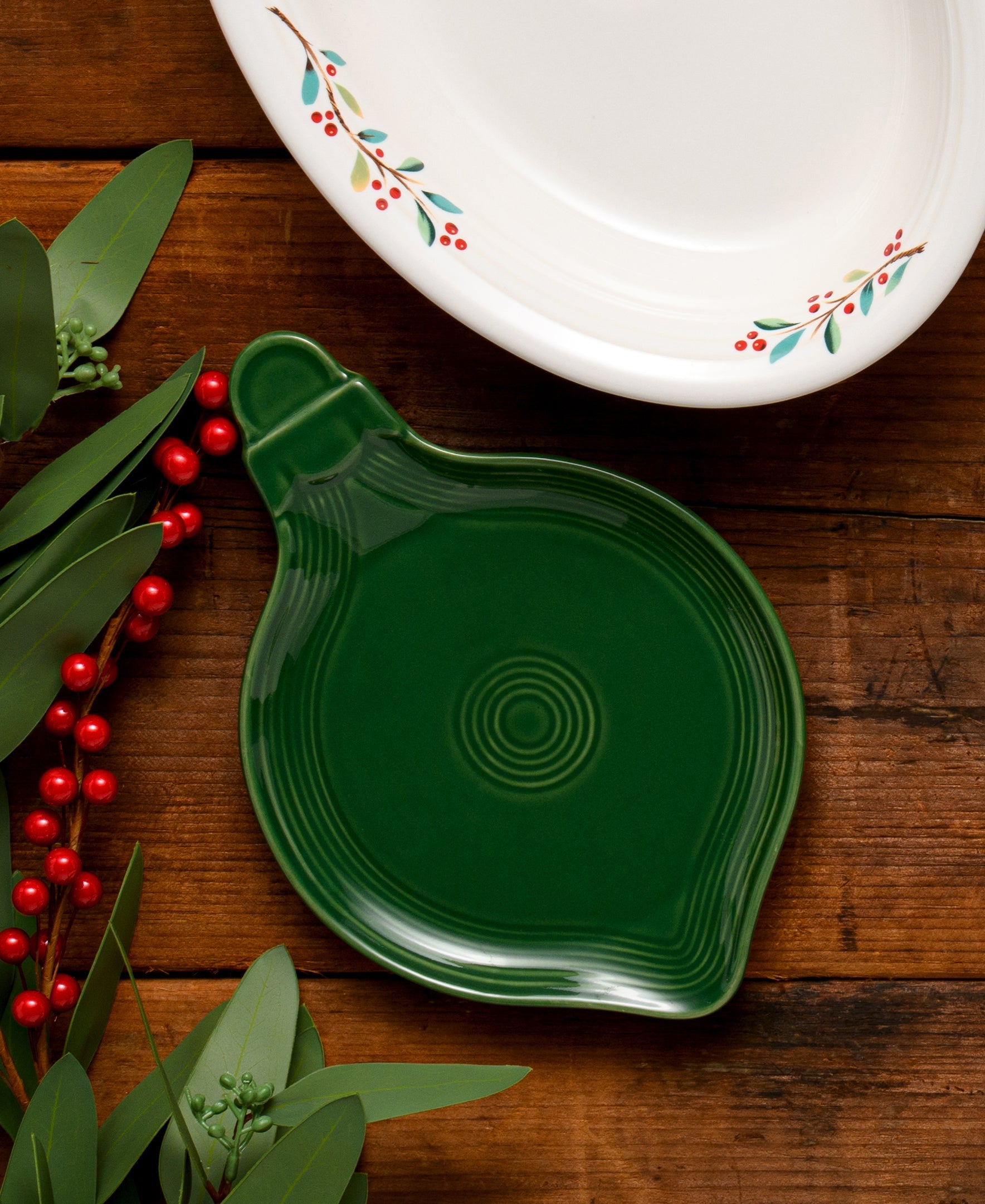 Fiesta Dinnerware - 8 3/4 Inch Ornament Shaped Plate - Image 3
