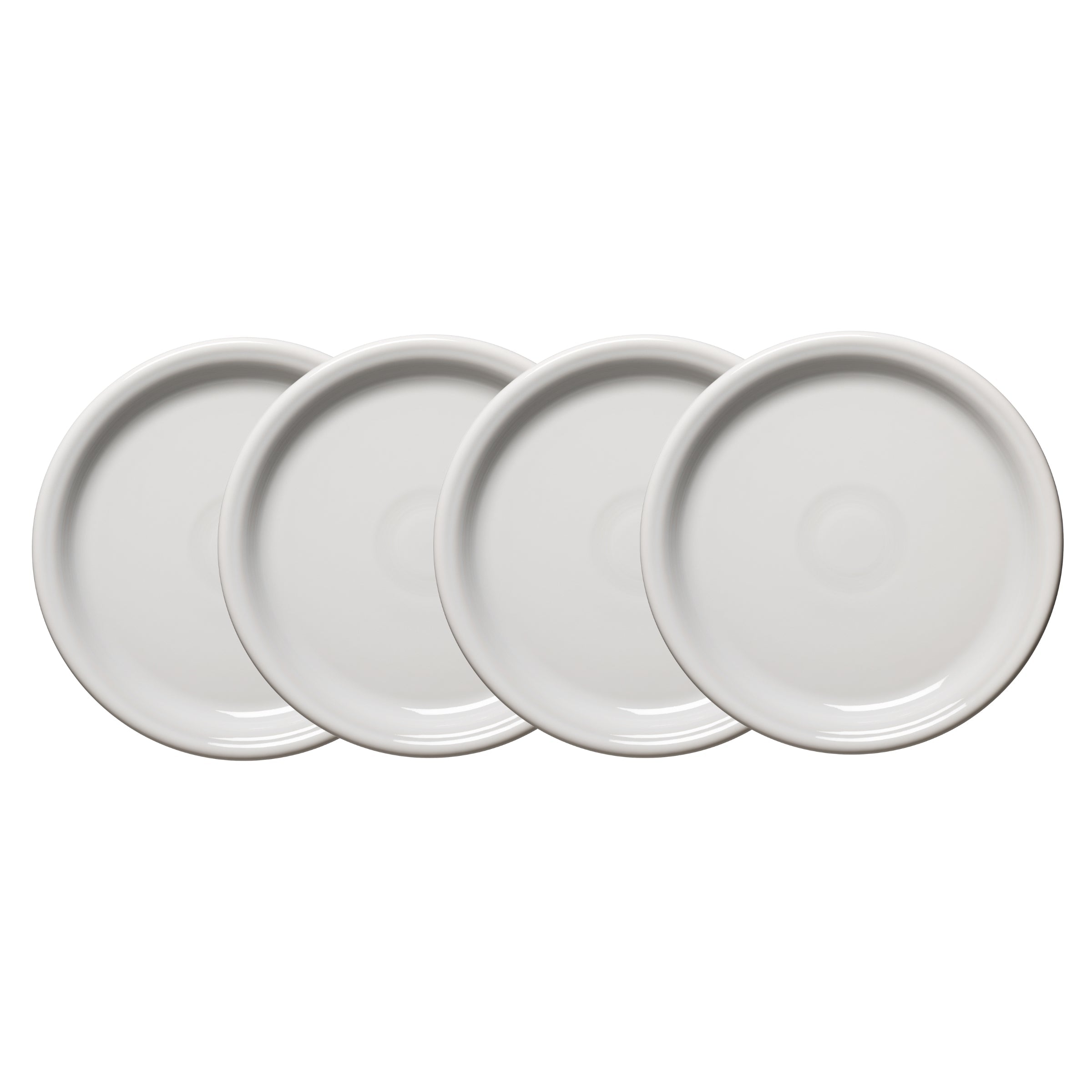 Fiesta Dinnerware - White Bistro Coupe 9 Inch Luncheon Plate, Set of 4