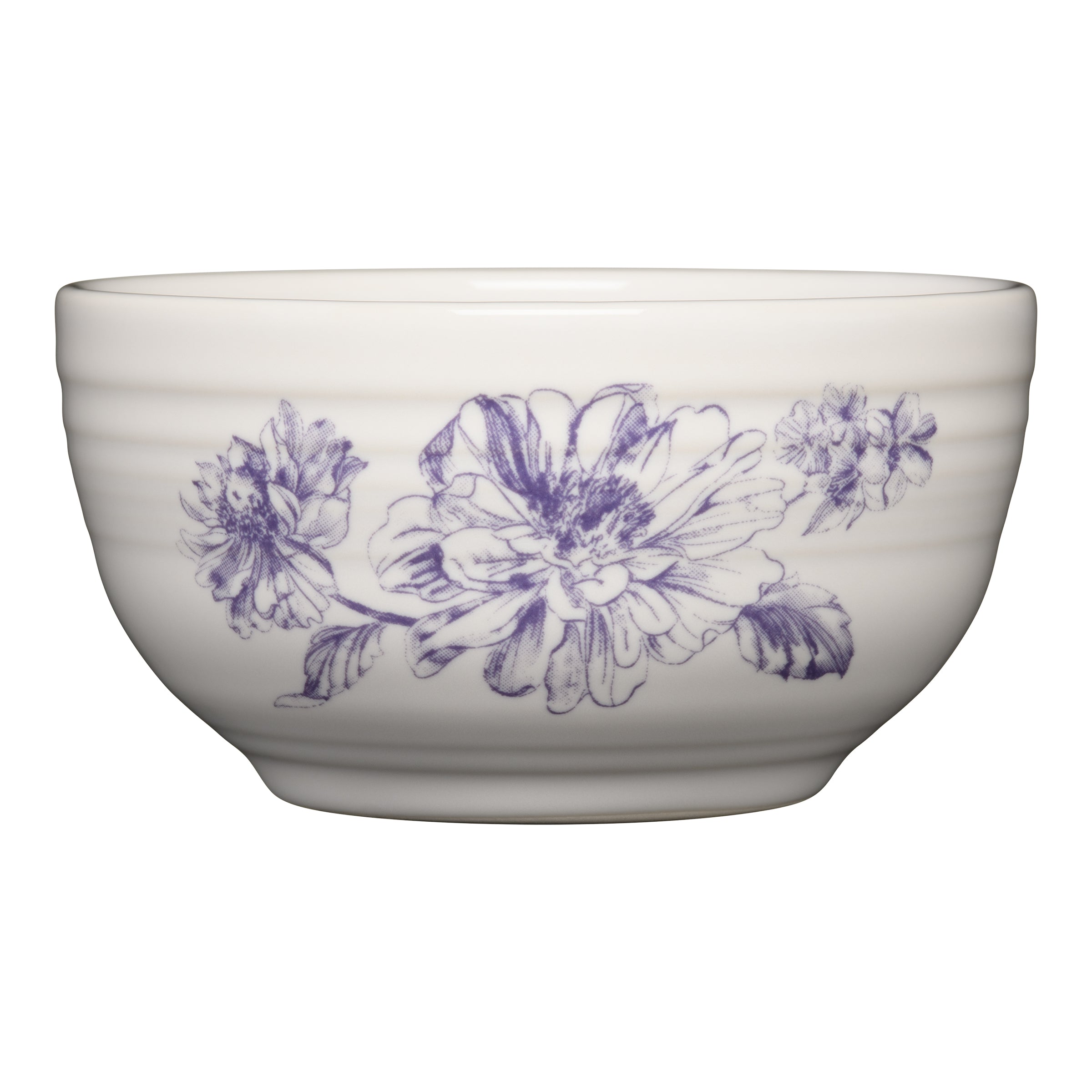 Fiesta Dinnerware - Botanical Floral Lavender Bistro Coupe 5 1/2 Inch Cereal Bowl 22 OZ
