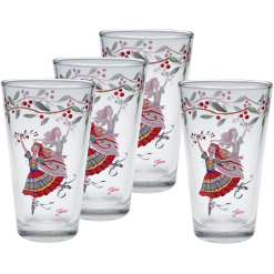 Fiesta Dinnerware - Nutcracker The Ballerina 16 oz. Cooler Glass - Set of 4