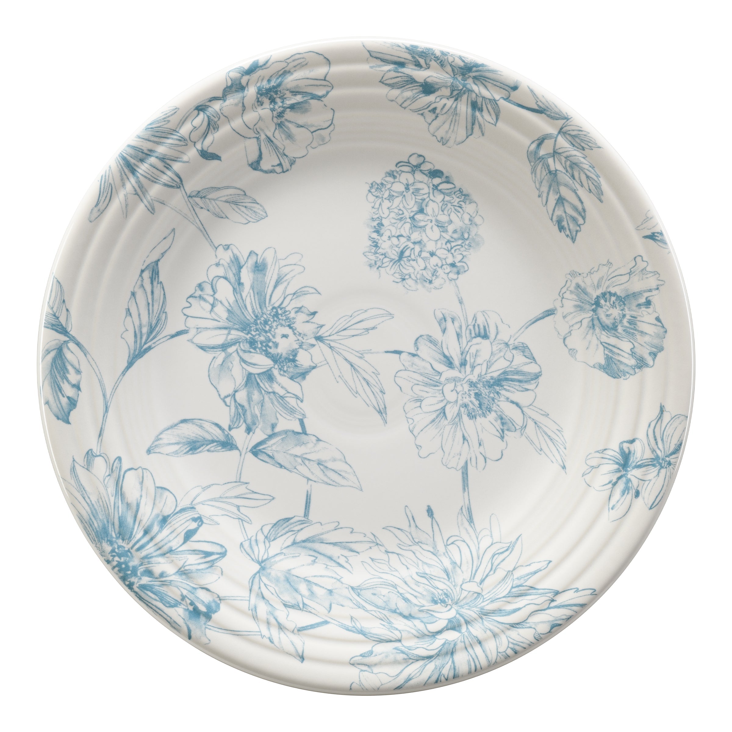 Fiesta Dinnerware - Botanical Floral Sky Classic Rim 9 Inch Luncheon Plate