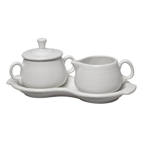 Fiesta Dinnerware - New Retired 4-Piece Sugar Bowl and Creamer Set with Tray - Image 5