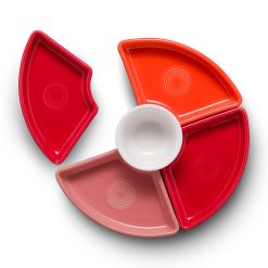 Alternative view of Fiesta Dinnerware - Sunset Horizon 5-Piece Mixed Colors Entertaining Set 8 1/5 Inch