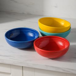 Alternative view of Fiesta Dinnerware - Mixed Vibrant Bistro Coupe 7 5/8-Inch 38OZ Medium Bowls, Set of 4