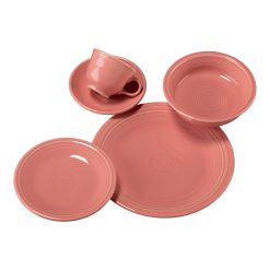 Alternative view of Fiesta Dinnerware - New Retired Classic Rim 5-Piece Place Setting, Service for 1