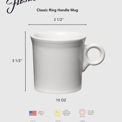 Alternative view of Fiesta Dinnerware - Foundry Classic Ring Handle 10 1/4 OZ Mug