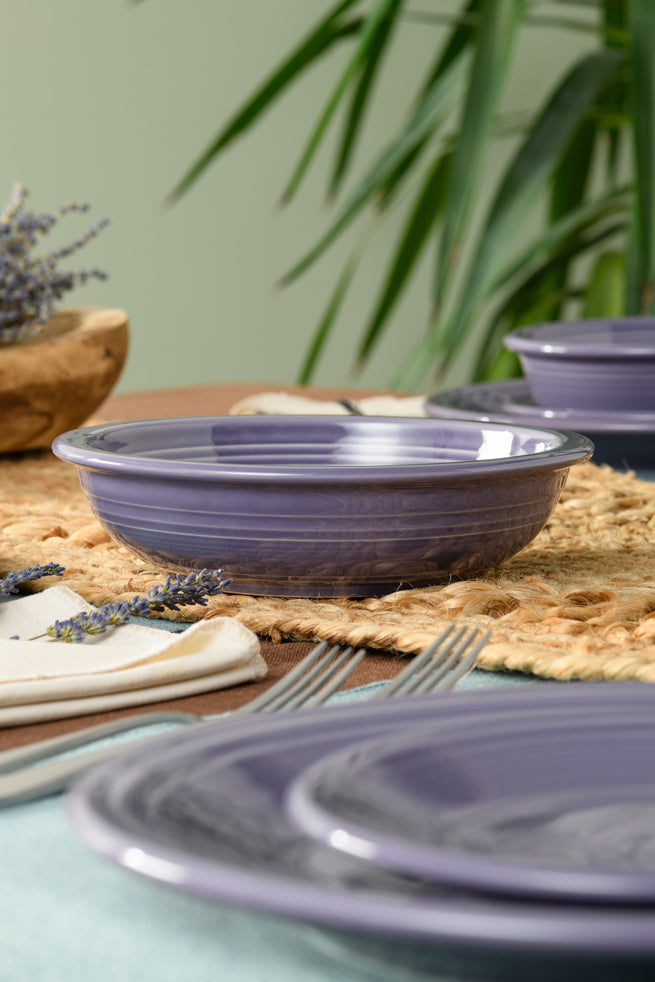 Fiesta Dinnerware - Lavender Classic Rim 8 3/8 Inch Pasta Bowl 34 OZ - Image 2