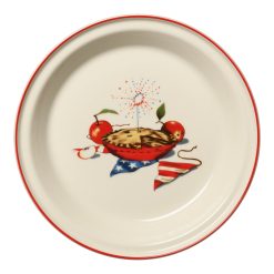 Fiesta Dinnerware - Americana Apple Pie 10 1/4 Inch Deep Dish Pie Baker 44OZ