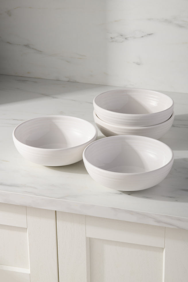 Fiesta Dinnerware - White Set of 4 Bistro Coupe 7 5/8-Inch 38OZ Medium Bowls - Image 2