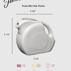 Alternative view of Fiesta Dinnerware - Fiesta 5 OZ Mini Disk Pitcher