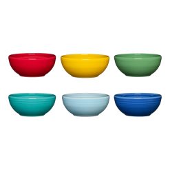 Fiesta Dinnerware - Mixed Vibrant 3 3/4-Inch Mixed Color 5OZ Mini Bowls, Set of 6
