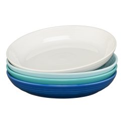 Fiesta Dinnerware - Mixed Coastal Blues Coupe 8 1/2 Inch Luncheon Bowl 26 OZ, Set of 4