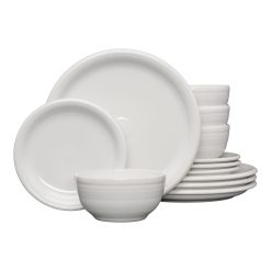 Fiesta Dinnerware - Bistro Coupe 12-Piece Dinnerware Set, Service for 4