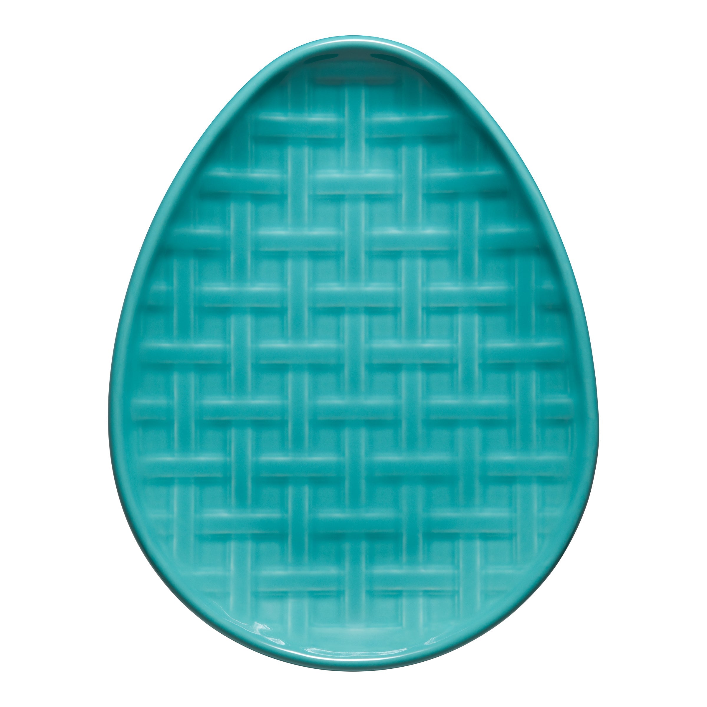 Fiesta Dinnerware - New Retired Embossed Egg Shaped Plate 10 Inch - Image 2