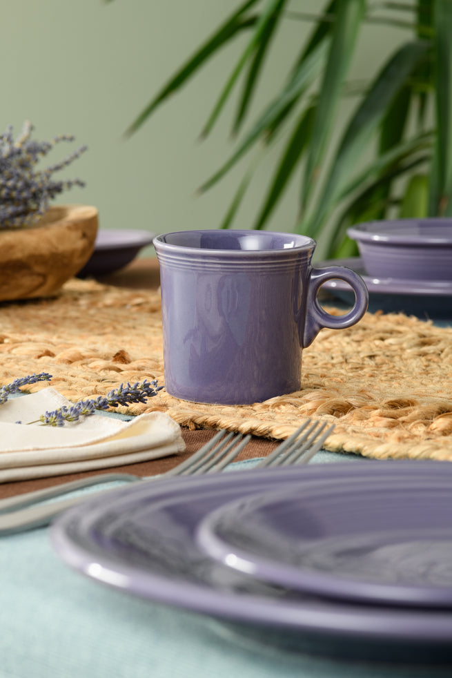 Fiesta Dinnerware - Lavender Classic Ring Handle 10 1/4 OZ Mug - Image 2