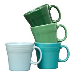 Fiesta Dinnerware - Mixed Aegean 15 OZ Set of 4 Mixed Tapered Mug Set