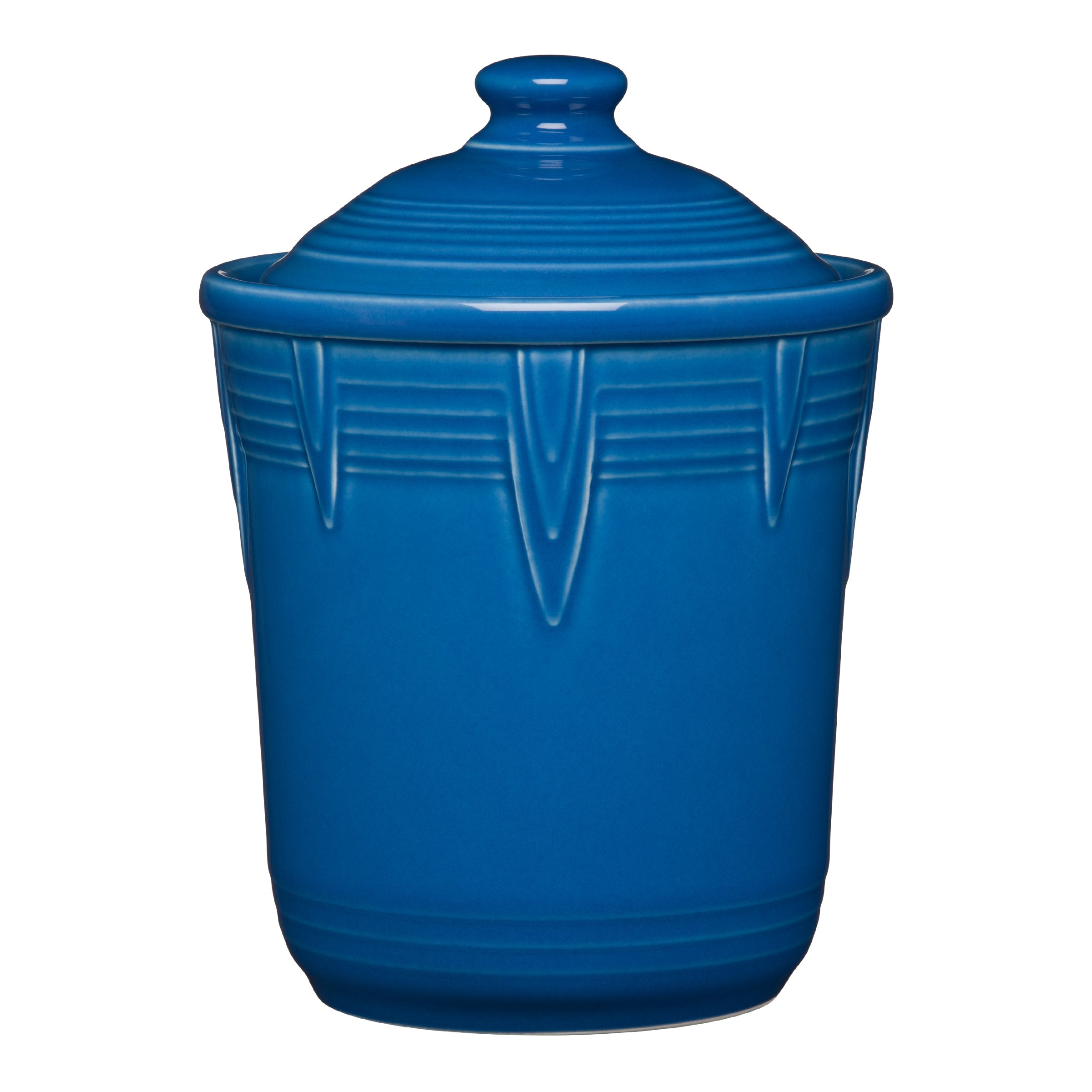 Fiesta Dinnerware - New Retired Fiesta 1 Quart Small Chevron Canister - Image 5
