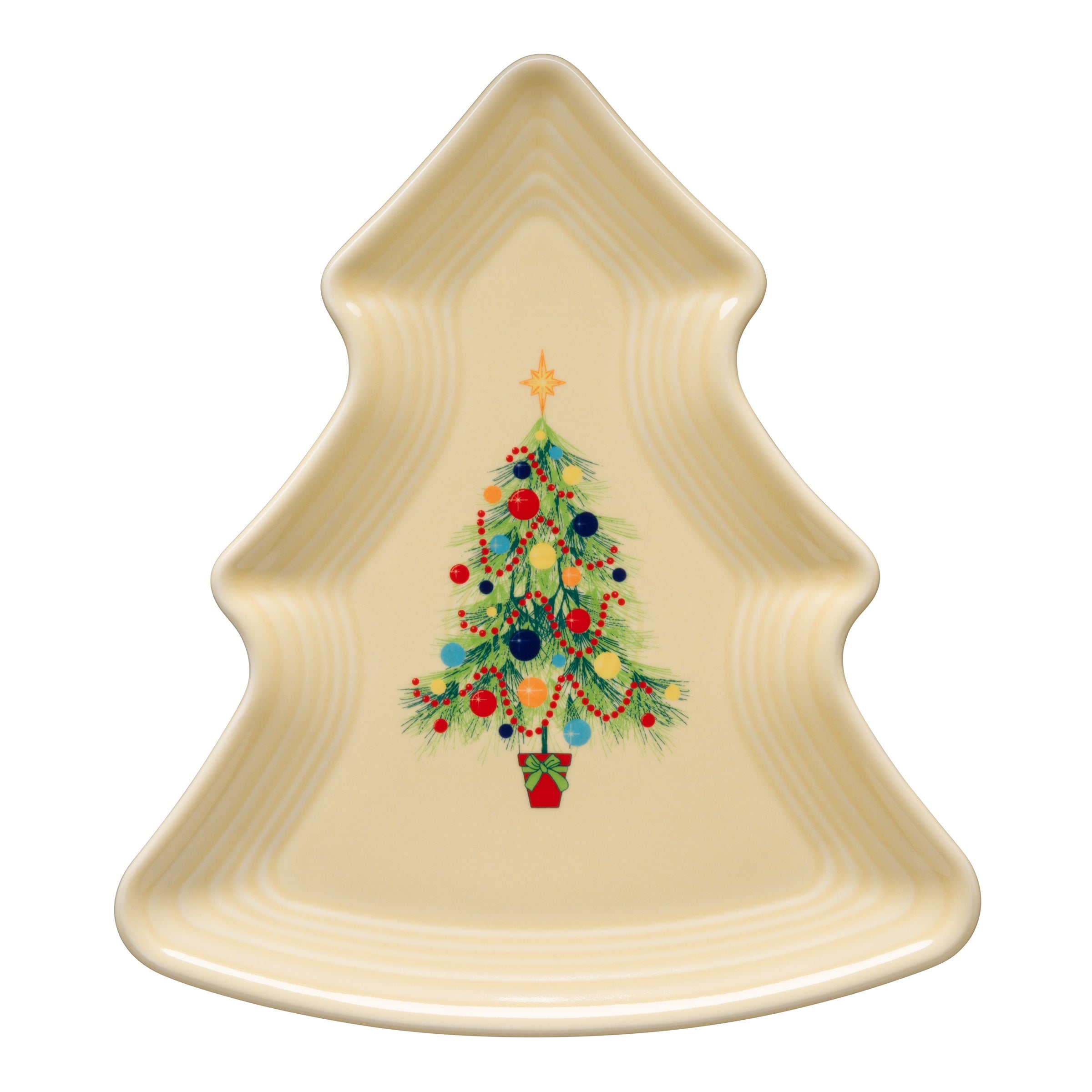 Fiesta Dinnerware - Christmas Tree Tree Shaped Plate 10 1/8 Inch