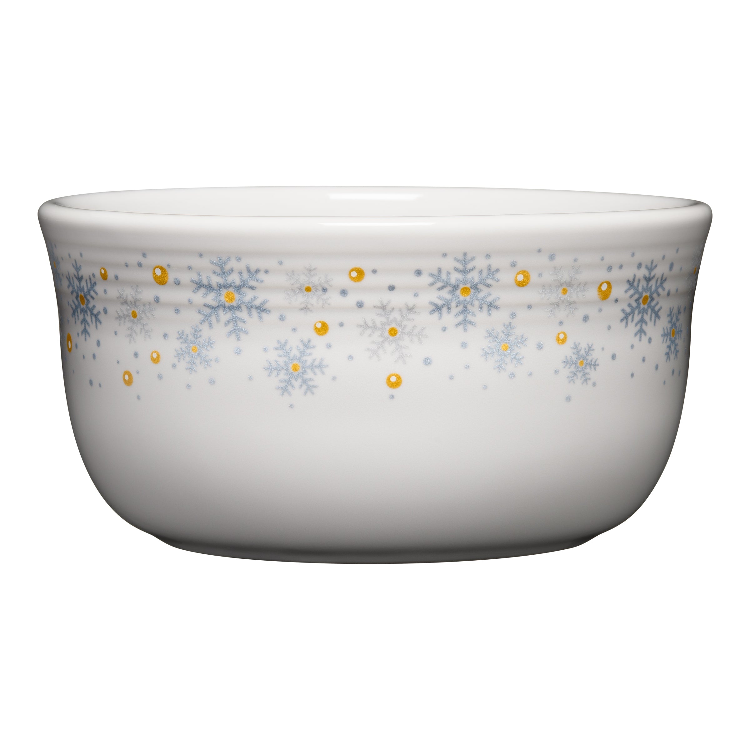 Fiesta Dinnerware - White Snowflake All-Purpose 6 Inch Gusto Bowl 28 OZ