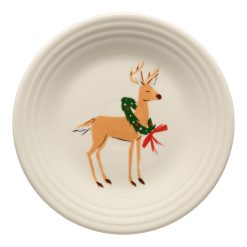 Fiesta Dinnerware - Jolly Christmas Reindeer Classic Rim 9 Inch Luncheon Plate