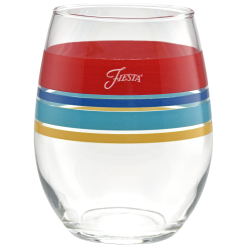 Alternative view of Fiesta Dinnerware - Vibrant 15 oz. Edgeline Stemless Wine, Set of 4