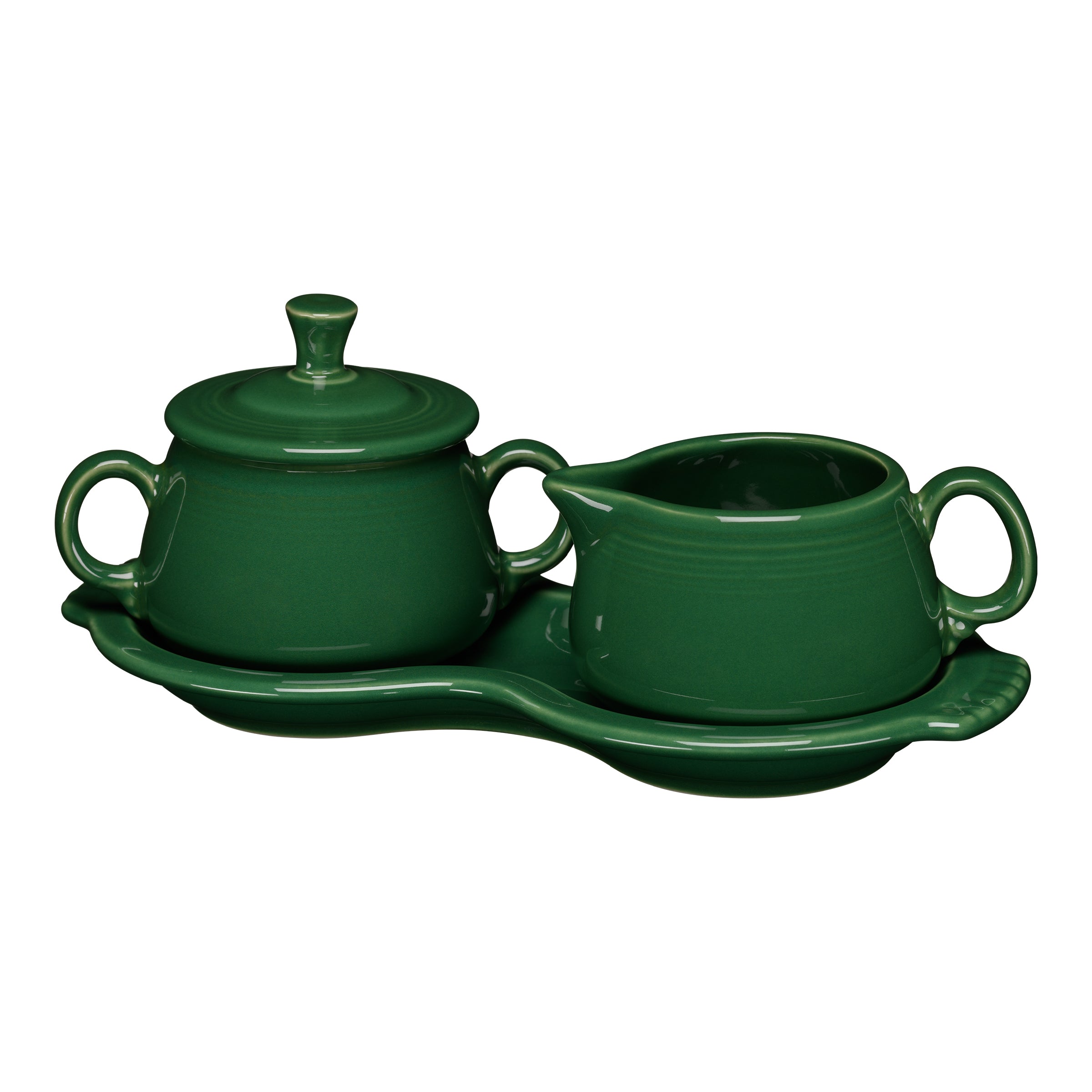 Fiesta Dinnerware - New Retired 4-Piece Sugar Bowl and Creamer Set with Tray - Image 8
