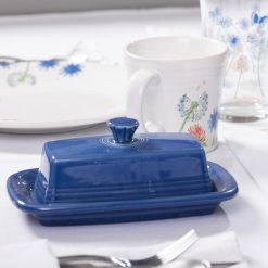 Alternative view of Fiesta Dinnerware - Extra Large Covered Butter Dish 8 1/8 Inch x 5 1/8 Inch