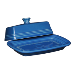 Fiesta Dinnerware - Extra Large Covered Butter Dish 8 1/8 Inch x 5 1/8 Inch