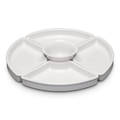Fiesta Dinnerware - White 5-Piece Entertaining Set 8 1/5 Inch