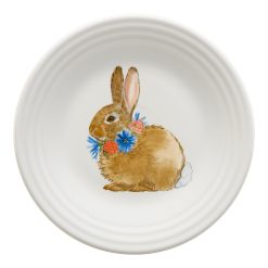 Fiesta Dinnerware - New Retired Breezy Floral Easter Classic Rim 9 Inch Luncheon Plate