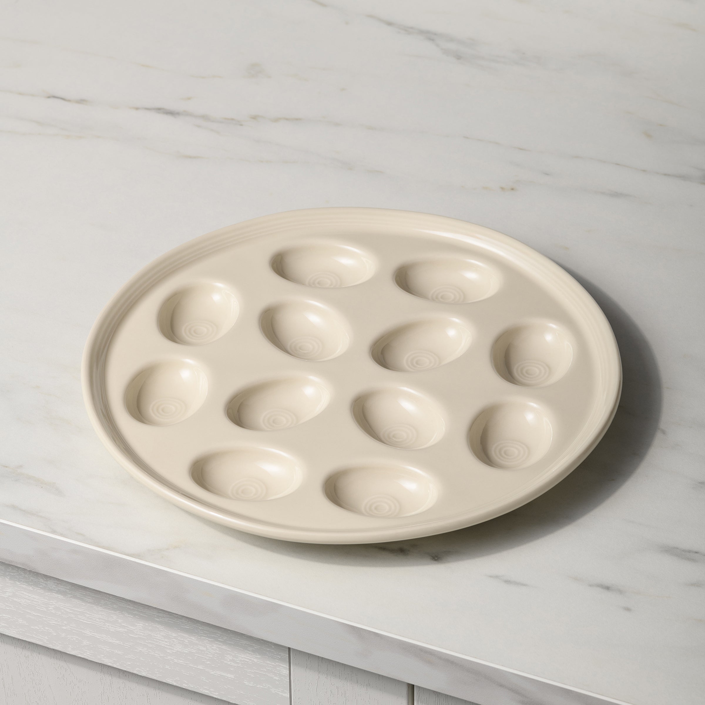 Fiesta Dinnerware - Round Egg Serving Platter 11 1/4 Inch - Image 3