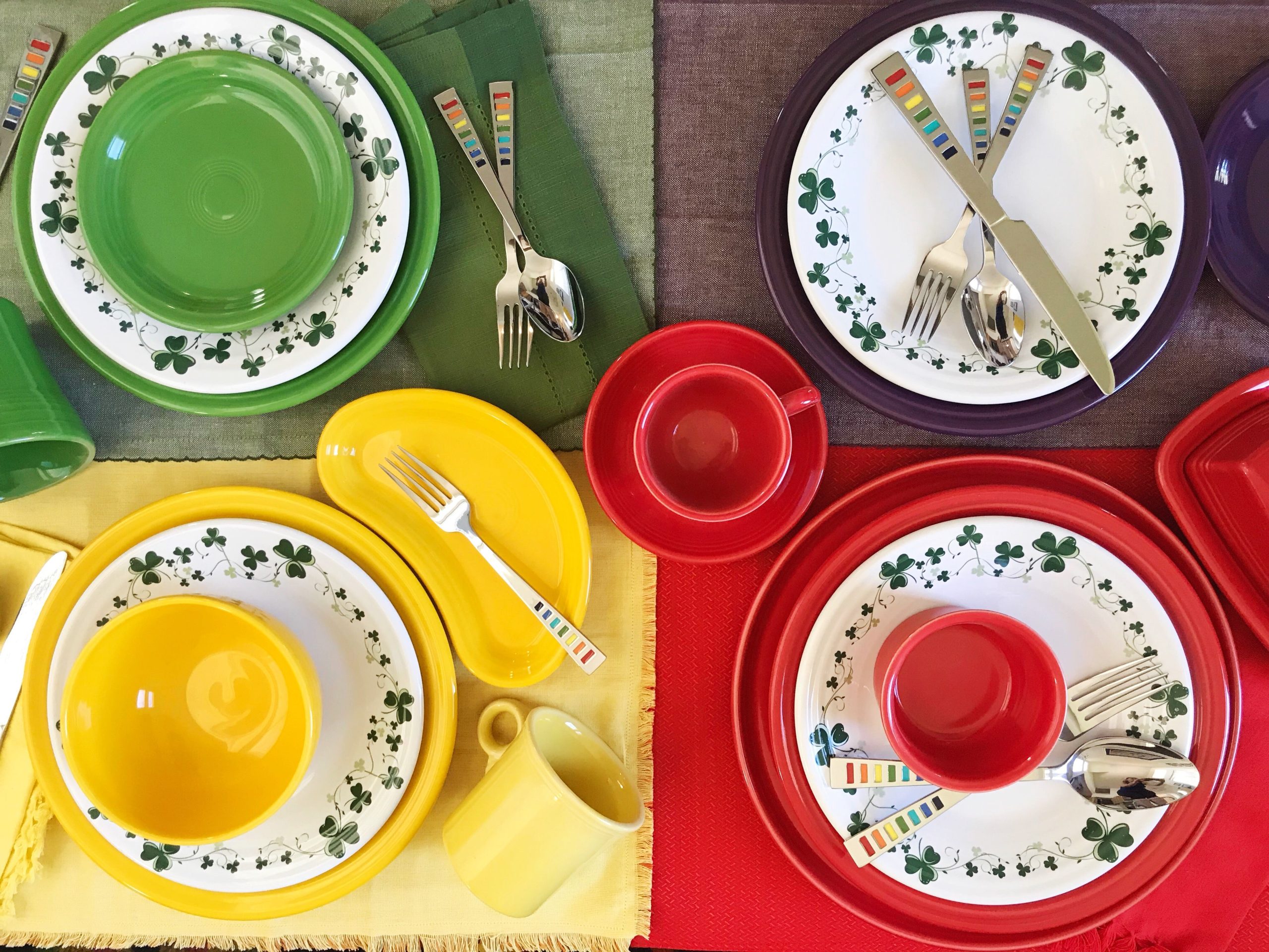 Fiesta Dinnerware - St. Patrick's Classic Rim 9 Inch Luncheon Plate - Image 2