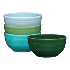 Fiesta Dinnerware - Mixed Aegean Bistro Coupe 5 1/2 Inch Cereal Bowl 22 oz, Set of 4