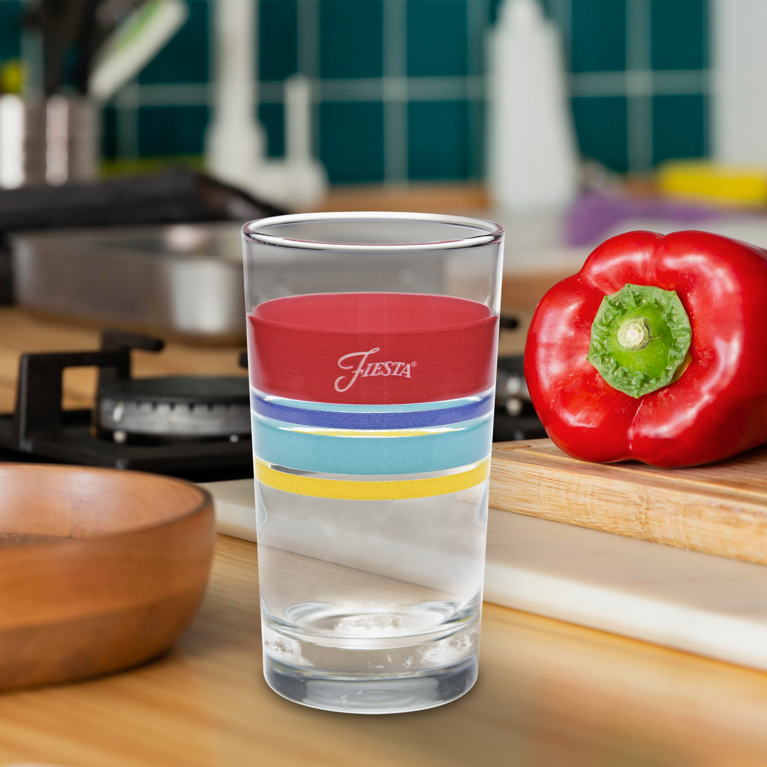 Fiesta Dinnerware - Vibrant 7 oz. Edgeline Juice Glass, Set of 4 - Image 3