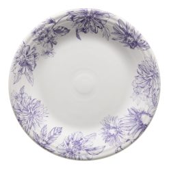 Fiesta Dinnerware - Botanical Floral Lavender Classic Rim 10 1/2 Inch Dinner Plate