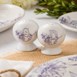 Alternative view of Fiesta Dinnerware - Botanical Floral Lavender 2 5/8 Inch Salt and Pepper Shaker Set