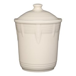 Fiesta Dinnerware - New Retired Linen Fiesta 2 Quart Medium Chevron Canister