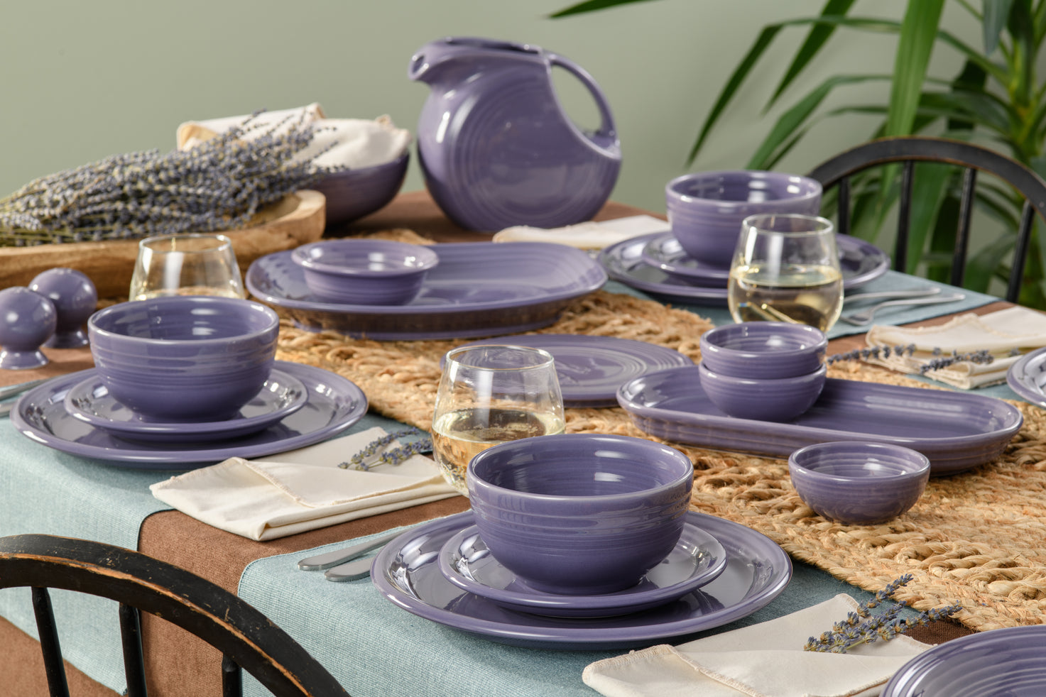 Fiesta Dinnerware - Lavender Bistro Coupe 3-Piece Place Setting, Service for 1 - Image 3
